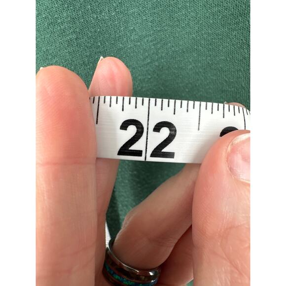 Coney Island Picnic Sweatshirt Womens Medium Green Alpine Ski Pullover Graphic - Picture 7 of 7